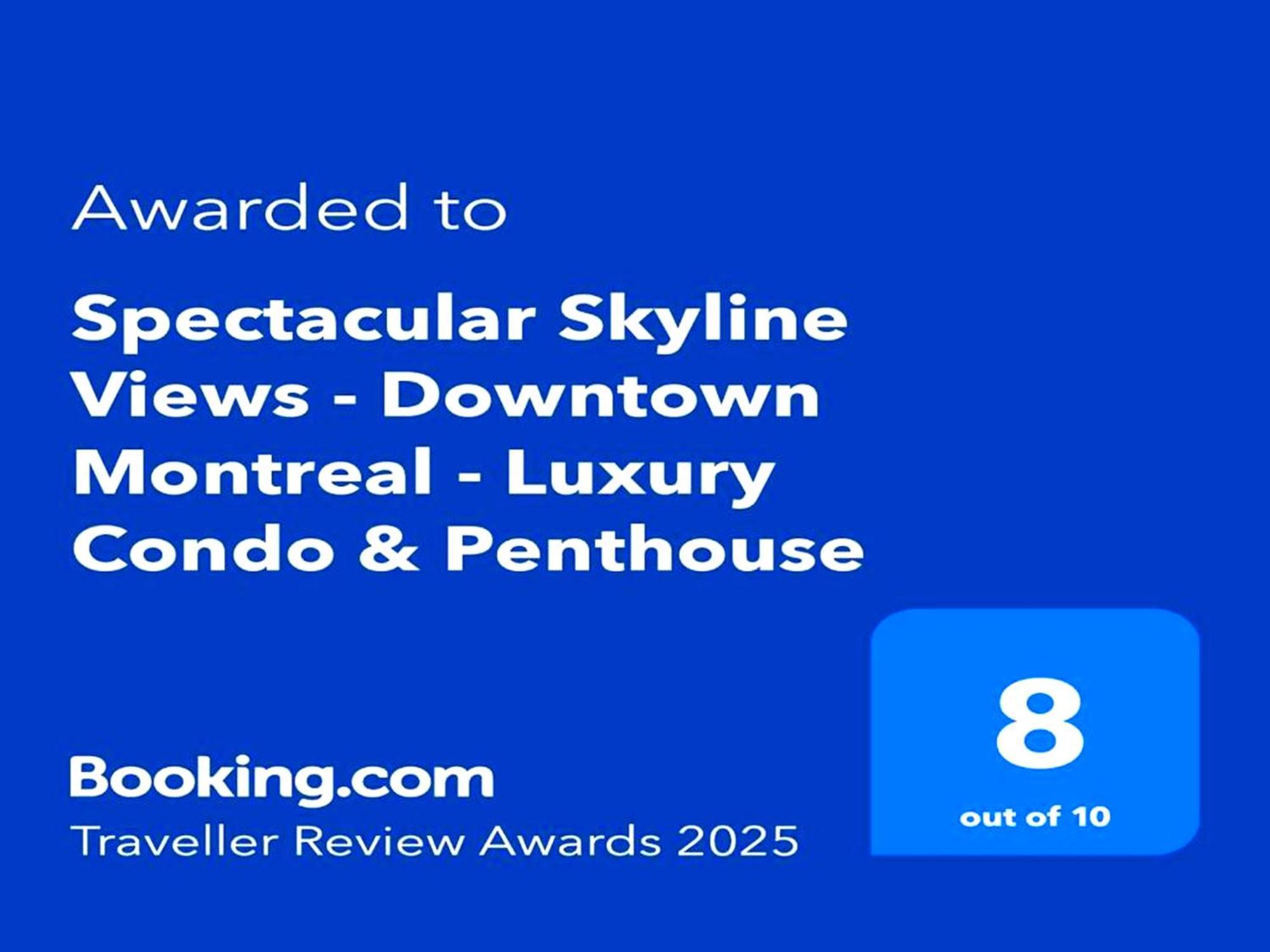 Spectacular Skyline Views - Downtown Montreal - Luxury Condo & Penthouse Montréal Exterior foto